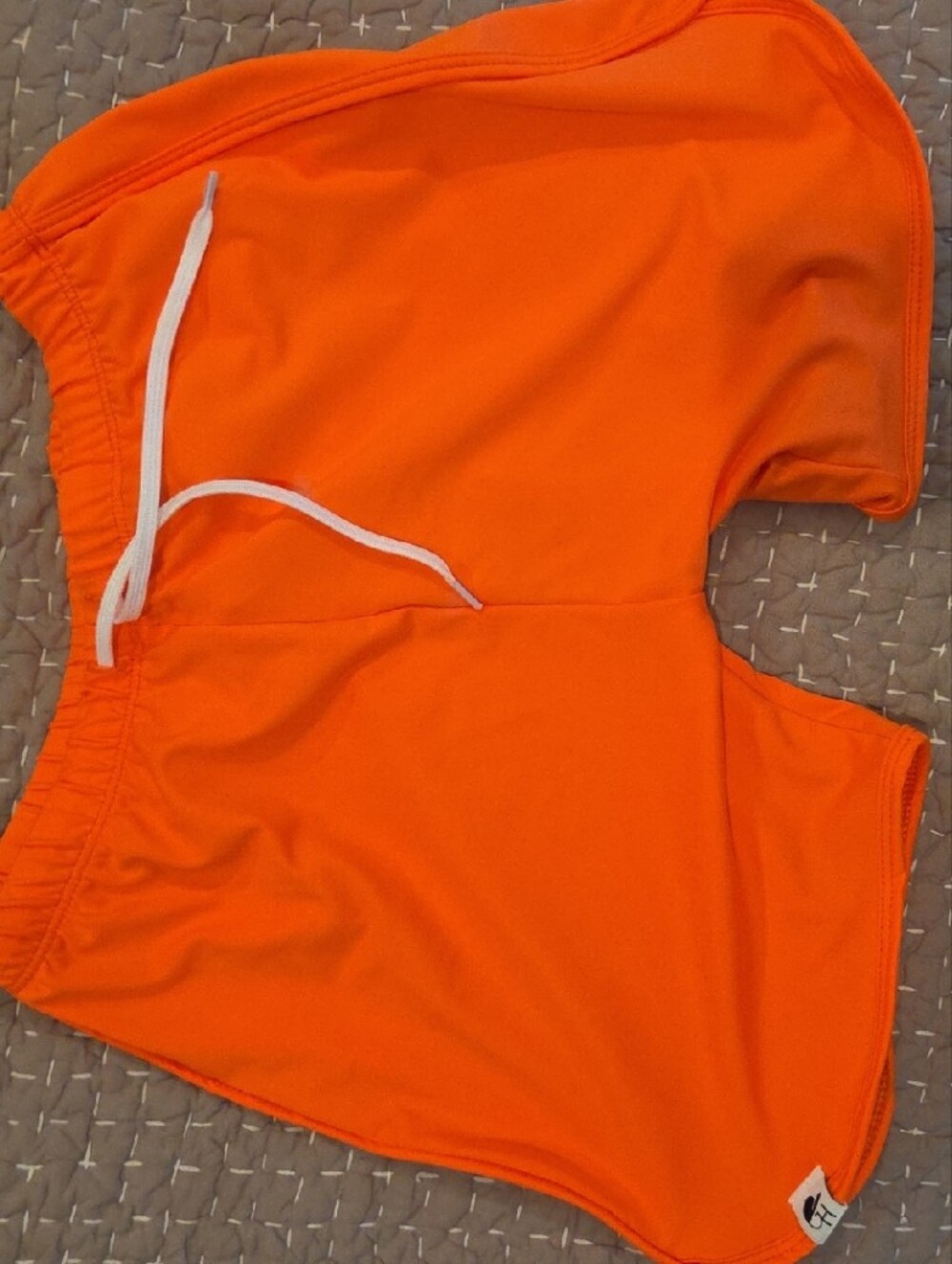 George Hats Neon Orange Swim Shorts